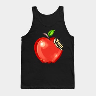 Apples Are Tasty - Yum Says The Vegetarian And Vegan Tank Top